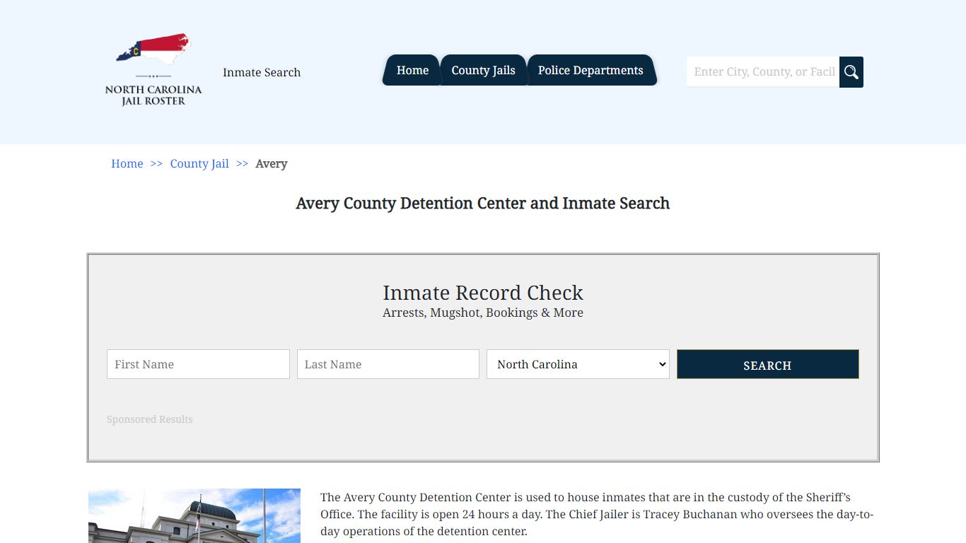Avery County Detention Center and Inmate Search | North Carolina Jail ...